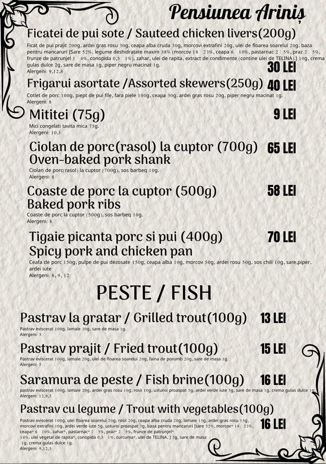 Fel principal și pește