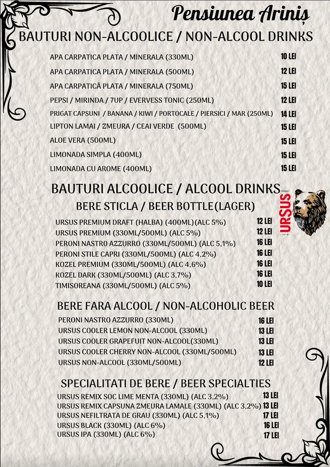 Băuturi non-alcoolice și bere