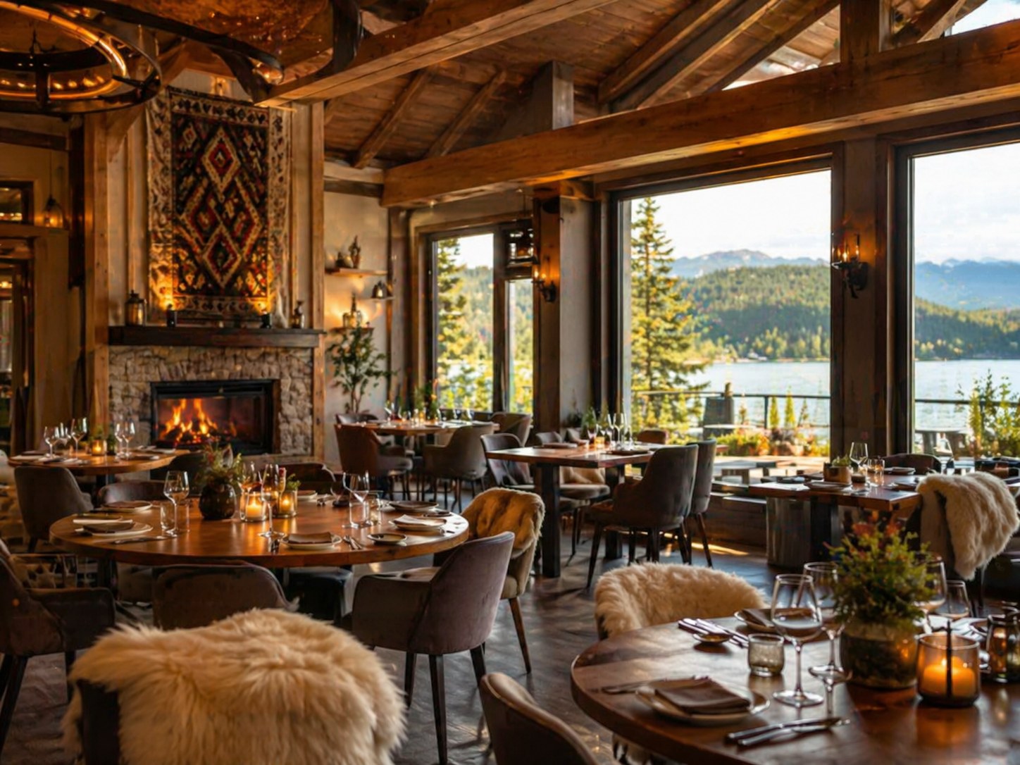 Interior restaurant Ariniș